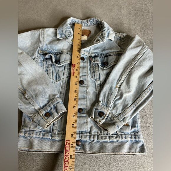 Vintage Levi’s Denim jacket for kids Made in Usa size 12 - Picture 5 of 16